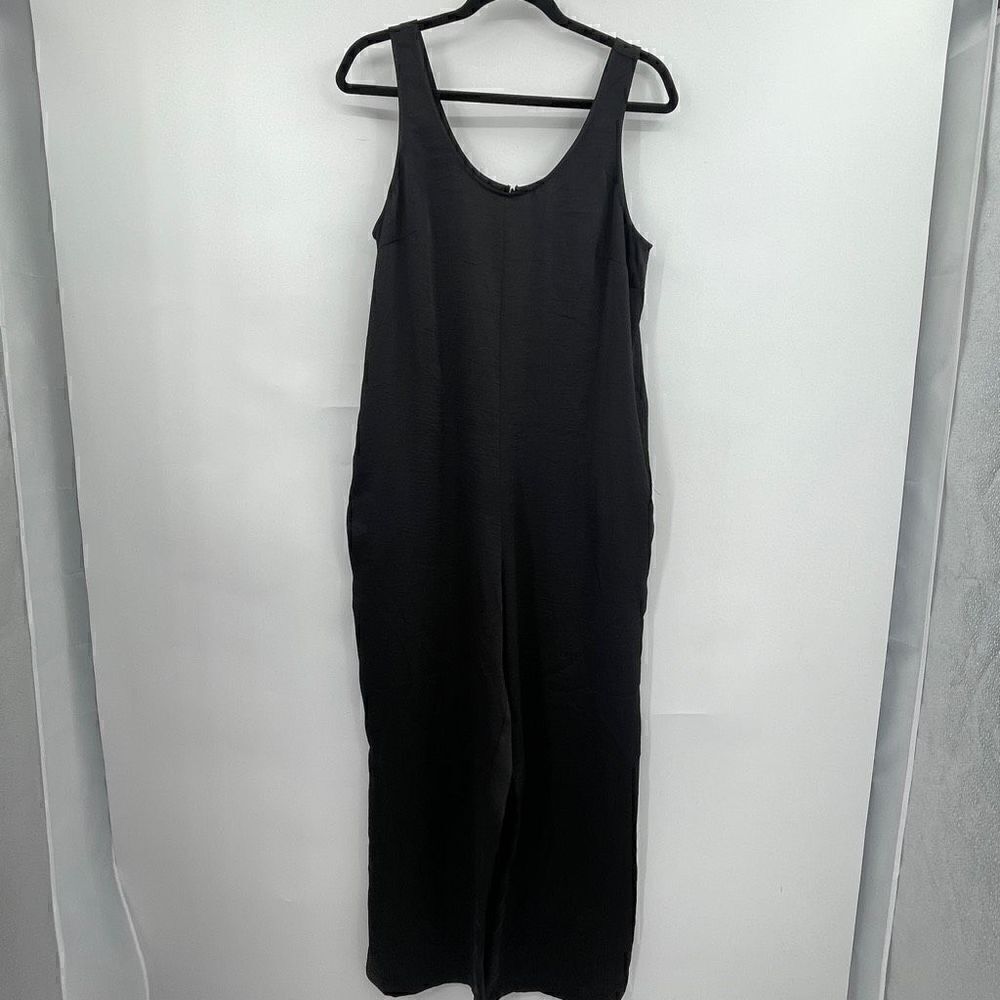 Universal Standard Women's Sleeveless Scoop Neck Black Jumpsuit Size 2XS
